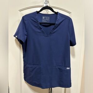 Figs Scrubs, Navy Blue, Size M